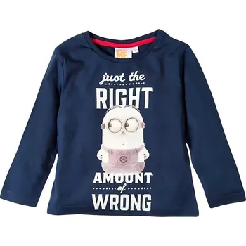 Pánské tričko Mimoni - dětské tričko 128 cm, tmavě modré