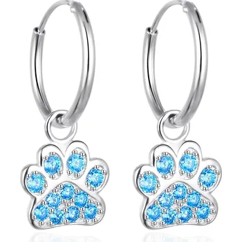 Šperk Agato Náušnice se zirkony AGT-ED012KBL (Ag925/1000, 2,48 g)