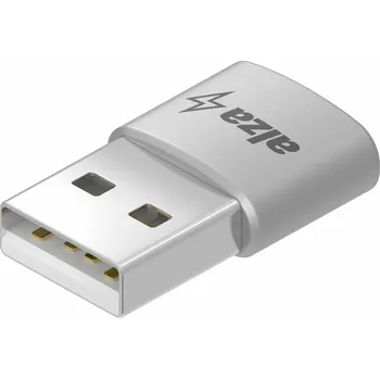 Datové redukce AlzaPower USB-A (M) to USB-C (F) 2.0 OTG vesmírně šedý