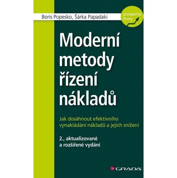 Kniha Moderní metody řízení nákladů Ekniha