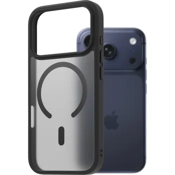Pouzdro na mobilní telefon AlzaGuard Matte Case Compatible with MagSafe pro iPhone 17 Pro černý