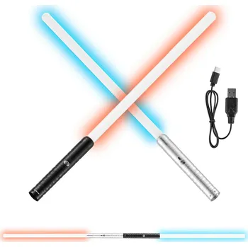 Dětská zbraň VEVOR Světelné meče RGB, 2 ks, 12 barev, 99 cm