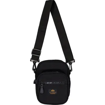 Alpha Industries Label messenger small bag, černá
