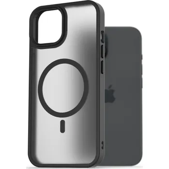 Pouzdro na mobilní telefon AlzaGuard Matte Case Compatible with MagSafe pro iPhone 15 černý