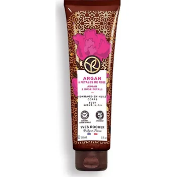 Tělový peeling YVES ROCHER Tělový peeling Argan & bio růže z Maroka 150 ml