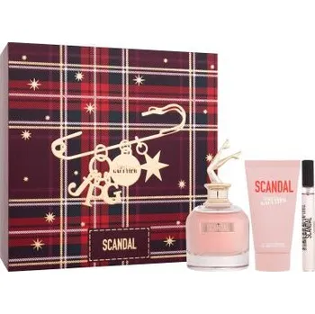 Dámský parfém Jean Paul Gaultier Scandal dárková kazeta: EDP 80 ml + tělové mléko 75 ml + EDP 10 ml pro ženy