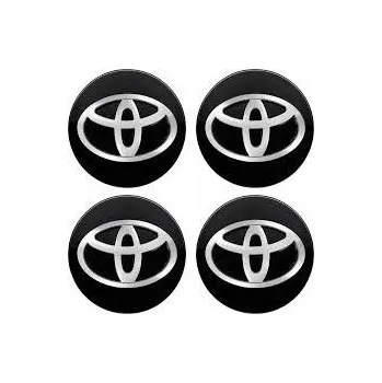 Tuning MJakes středové krytky kol 62 mm černé pro vozy TOYOTA