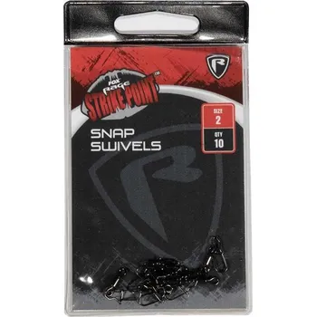 FOX Rage Strike Point Snap Swivel, velikost 1/0, 10 ks