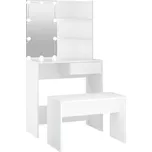 Shumee Toaletní stolek sada s LED bílý kompozitní dřevo, 3114107