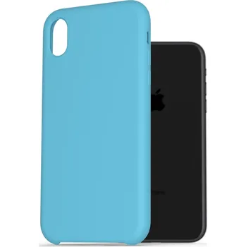 Pouzdro na mobilní telefon AlzaGuard Premium Liquid Silicone Case pro iPhone Xr modré