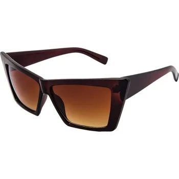 Sluneční brýle OEM Sluneční brýle hranaté Star hnědé
