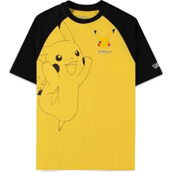 Pánské tričko Pokémon - Pikachu Black and Yellow - tričko S