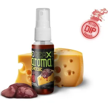 Návnadová surovina Delphin Dipovací sprej AromaX 2 × 30 ml Sýr-játra