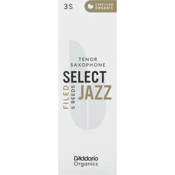 Dechový nástroj Rico Organic Select Jazz Filed Tenor 3S Plátek pro tenor saxofon