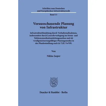 Vorausschauende Planung von Infrastruktur - Jasper, Niklas