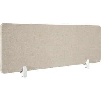 Psací stůl TECTAKE Noisy akustická přepážka na stůl, 172,5 cm, béžová