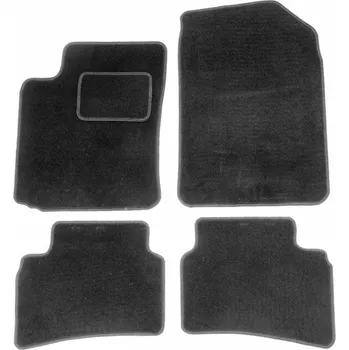 Autodoplněk ACI textilní koberce pro KIA Rio 17- černé (sada 4 ks)