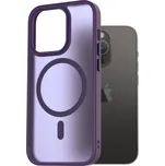 AlzaGuard Matte Case Compatible with Magsafe pro iPhone 14 Pro tmavě fialový