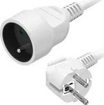 AlzaPower prodlužovací přívod 230V 1 zásuvka 10m bílý