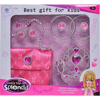 Karnevalový doplněk Mikrotrading Sada krásy s kabelkou, 13 × 11 cm