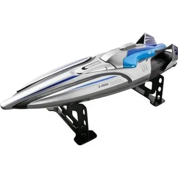 RC model auta Mamido Dragon Dual Engine Loď na dálkové ovládání, šedá