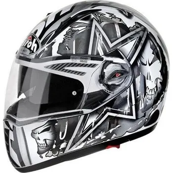 Helma na motorku AIROH PIT ONE XR DYNAMIC PTXD16 - integrální šedá helma XL