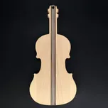 AMADEA Dřevěné prkénko ve tvaru houslí, masivní dřevo, 40x18x2 cm