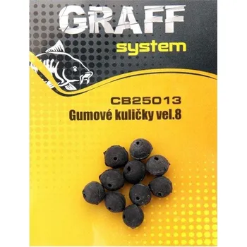 Volný čas Graff Gumové kuličky Velikost 8, 4 × 10 ks