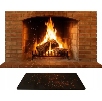 Ohnivzdorná ochranná podložka pod krb, kamna, ohniště nebo gril – velikost XXL