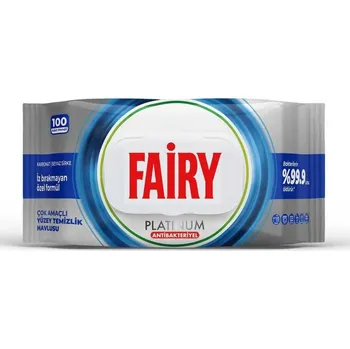 Univerzální čisticí prostředek Fairy Platinum 100 kusů vlhčených ubrousků na čištění povrchu