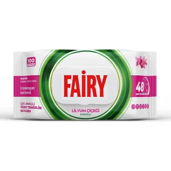 Univerzální čisticí prostředek Fairy Lily Vlhčené ubrousky na čištění povrchů 100 kusů