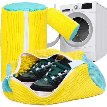 Moto obuv Ochranný prací sáček na boty z mikrovlákna, žlutý