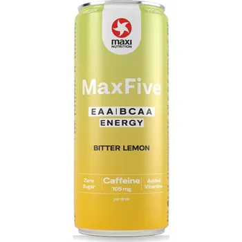 Nápoj pro sportovce MaxiNutrition MaxFive Bitter Lemon, 330 ml