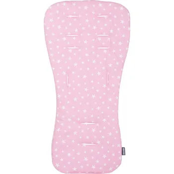 CHIPOLINO Měkká podložka do kočárku Pink stars