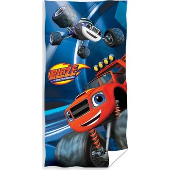 Carbotex Osuška Plamínek a Čtyřkoláci Blaze a Darington 70 × 140 cm