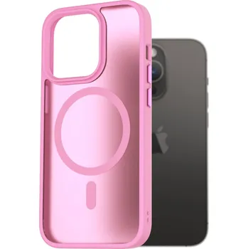 Pouzdro na mobilní telefon AlzaGuard Matte Case Compatible with Magsafe pro iPhone 14 Pro levandulově růžový
