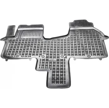 autokoberec Rezaw-Plast, Gumové koberce se zvýšeným okrajem, Opel Vivaro II, 2014-2019, 1. řada, 2-místná