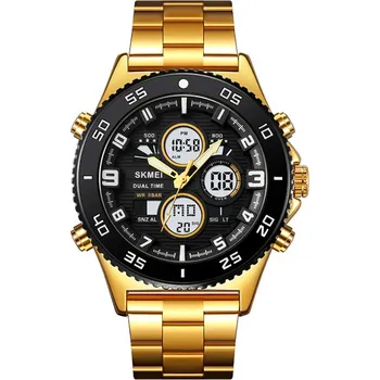 Hodinky Pánské hodinky / SKMEI / náramek / digitální / stříbrné černé zlaté