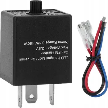 Příslušenství osvětlení automobilu SEFIS přerušovač 350 blinkrů s nastavitelnou frekvencí