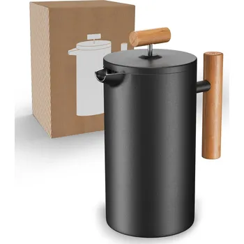 Příprava kávy Kávovar Lambda Coffee Thermo French Press Nerezová ocel 1 l