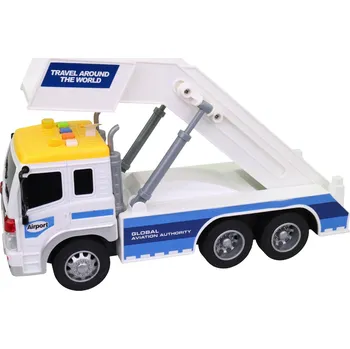 Dětské zboží MaDe Auto letištní služby, vysunovací a polohovací schody, na baterie, světlo a zvuk, 26 cm