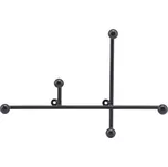 House Nordic Věšák s 5 háčky Prea Matte black