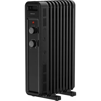Olejový radiátor Olejový radiátor Sencor 2000 W černý