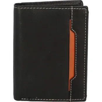 Peněženka Trendová pánská kožená peněženka Vero, černo - koňaková