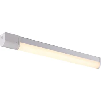 Žárovka NORDLUX Zrcadlové světlo Malaika, IP44, LED, s vestavnou zásuvkou, 680 × 70 mm, 1200 lm, 3000K, bílá
