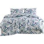 Brotex Prodloužené flanelové povlečení 140 × 220, 70 × 90 cm, Orlex blue