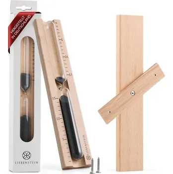 Liebenstein Přesýpací hodiny do sauny - černý písek, 15 min