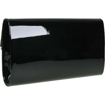 Kabelka Pevné psaníčko 24,5 x 15 x 5 cm lesklé černé