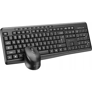 Klávesnice Bezdrátová sada klávesnice a myši Triadyn BELI Černá KANCELÁŘ DOMÁCNOST PRÁCE