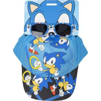 Pokrývka hlavy Sonic: Ring - dětská kšiltovka s brýlemi